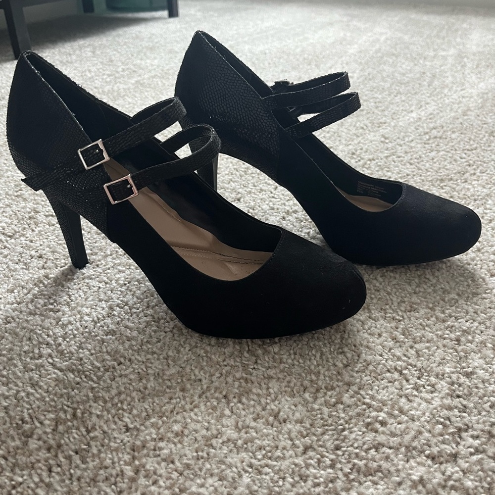 Style & Co Black Mary Jane Heels